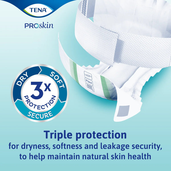 TENA ProSkin Flex Super - Belted Incontinence Briefs