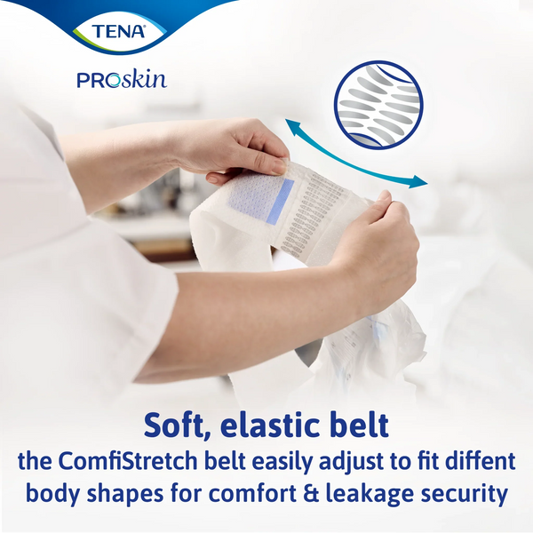 TENA ProSkin Flex Super - Belted Incontinence Briefs