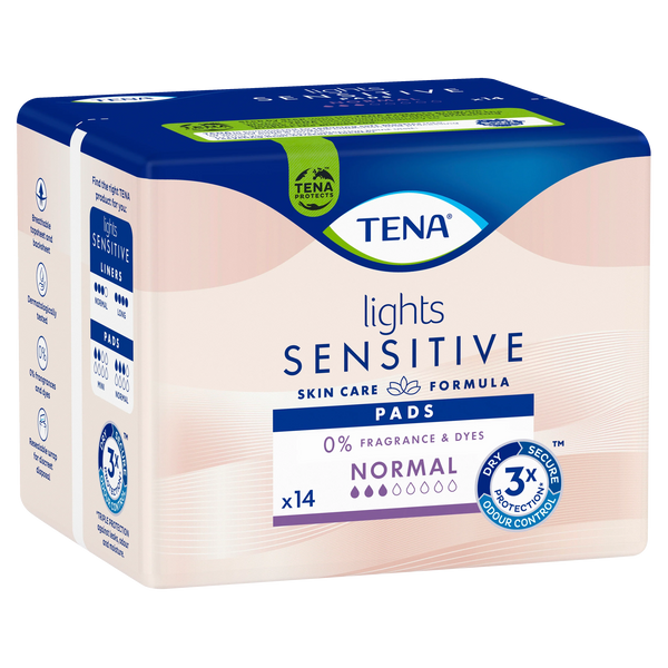 TENA Lights Sensitive Pads Normal