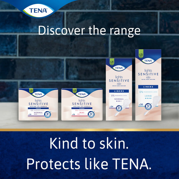 TENA Lights Sensitive Pads Normal