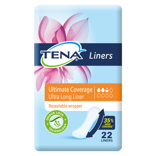 Tena Liners Ultra Long Length