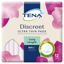 TENA Discreet Ultra Thin Pads - Long Length 