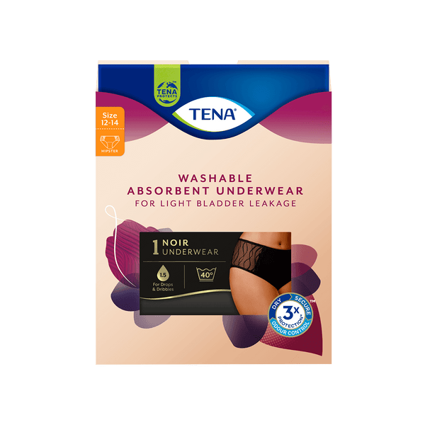 TENA Washable Absorbent Underwear - Hipster