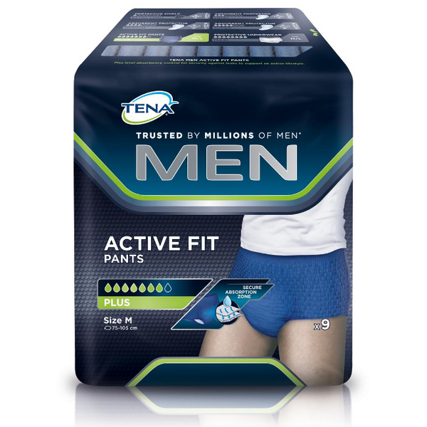 TENA Men Active Fit Navy Pants